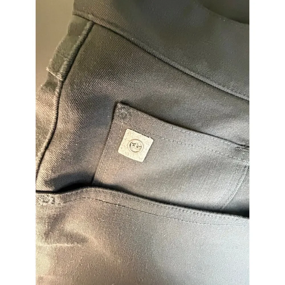 Peter Millar Men’s 38/32 Performance Trousers – Charcoal Black EB66 Style